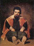 Diego Velazquez A Dwarf Sitting on the Floor oil painting artist